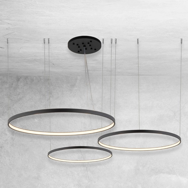 Ringi ledowe wiszące Agari Multi 5430 Shilo 165W 3000K czarne