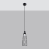 Lampa wisząca do gabinetu Suba SL.1165 druciana siatka czarna