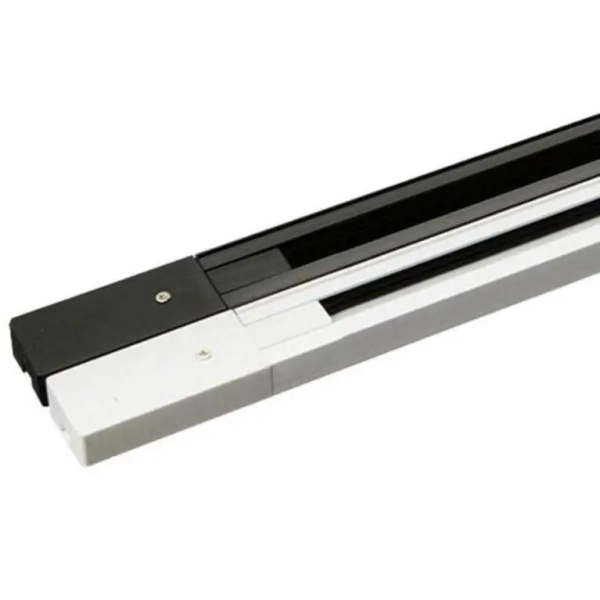 Szyna jednoobwodowa belka CGTRACKBLACK100 zasilanie+zaślepka czarna