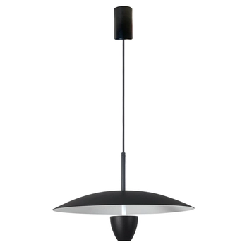 Ledowa lampa wisząca Ufo LP-0408/1P M BK 8W 3000-6000K metalowa czarna
