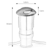 Oczko zewnętrzne Garden 107289 Markslojd LED 0,8W 3000K IP44 czarne