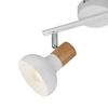 Sufitowa lampa regulowana PYRION DL031-81522 biały drewniany