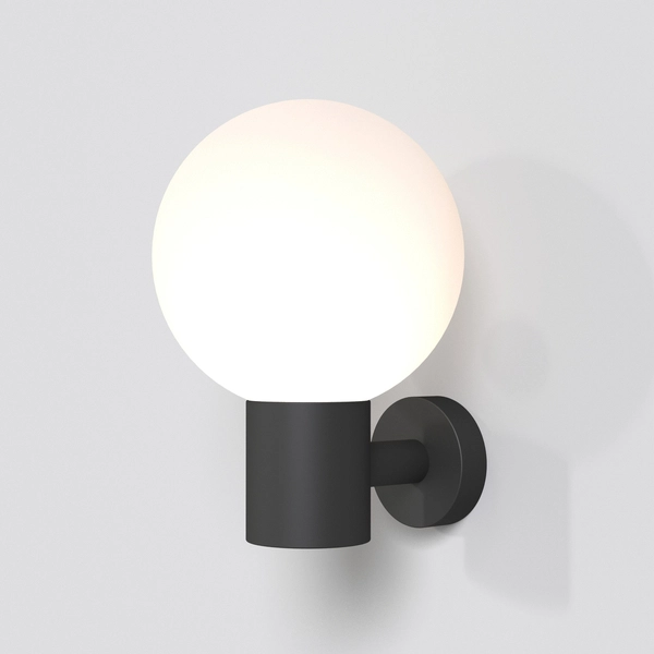 Zewnętrzna lampa ścienna Bold O598WL-01B Maytoni kula IP54 czarny