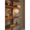 Stolikowa lampa okrągła Wilson 2412575003 biała czarna