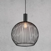 Wisząca lampa industrialna Aver 84263003 druciana kula czarny