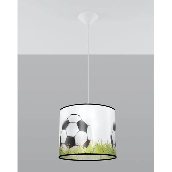 Wisząca lampa Piłka SL.1428 Sollux abażur dla dziecka wielokolorowa