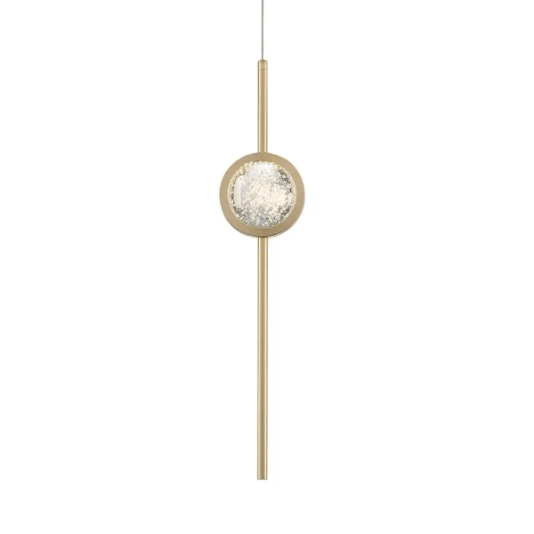 Wisząca lampa salonowa Barletta QN-BARLETTA-1P-BG LED 6W 3000K złoty