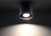 Sufitowa lampa downlight SL.0016 metalowa tuba czarna OUTLET