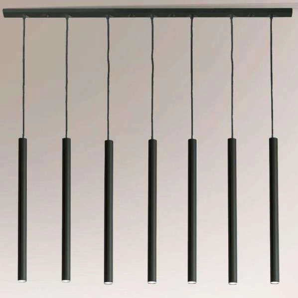 LAMPA wisząca YABU 5529 Shilo metalowa OPRAWA zwis LISTWA sufitowa sople tuby czarne