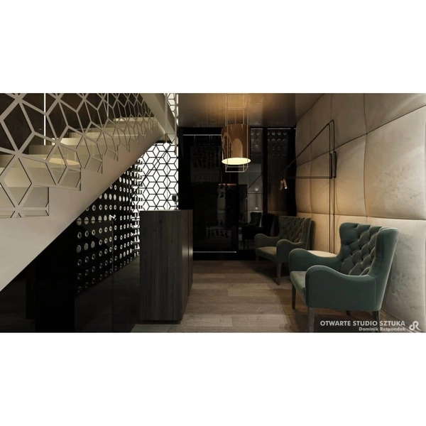 Kinkiet LAMPA minimalistyczna NURH 9019 Shilo metalowy kinkiet na wysięgniku tuba czarna