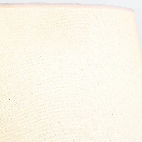 Abażurowa lampka stołowa Slatted QN-SLATTED-TL-TEAK brązowy kość słoniowa