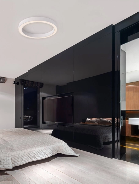 Minimalistyczna lampa sufitowa Claro LED 60W plafon biały