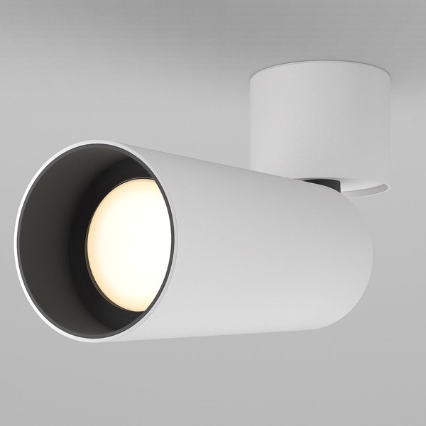 Lampa sufitowa tuba Focus C055CL-L12W3K-W-W LED 12W 3000K biała