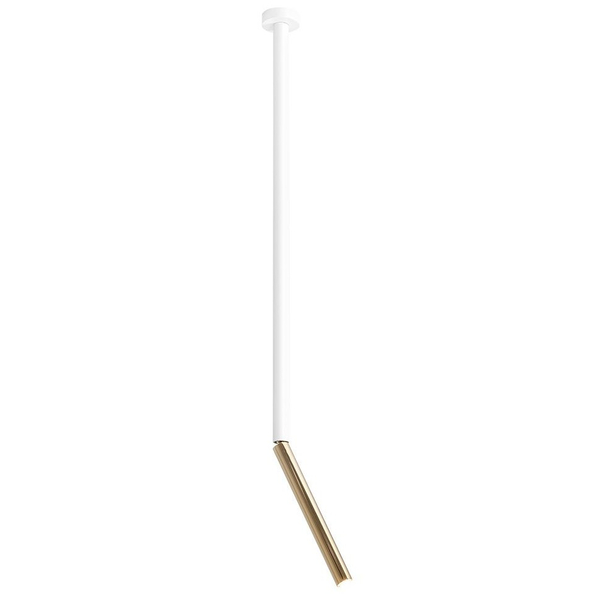 Tuba do salonu STICK 1067PL_G_L Aldex sufitowa lampa metalowa biała
