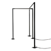 Stojąca lampa ogrodowa Taketa 9929 Shilo IP44 rama antracyt