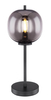 Stojąca lampa Blacky 15345T do sypialni czarna przydymiona
