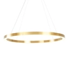 Złota lampa wisząca LED Midway LP-033/1P XL GD Shiny Light Prestige 3000K 65W pierścień 