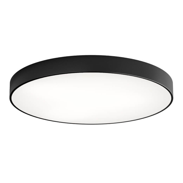 Plafon LAMPA sufitowa Cleo 137623619457 TEAM metalowa OPRAWA okrągła natynkowa czarna