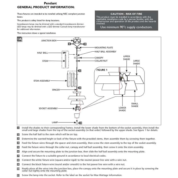 Modernistyczna LAMPA wisząca Brisbin FE-BRISBIN-BB Elstead FEISS metalowa OPRAWA designerski ZWIS okrągły mosiądz