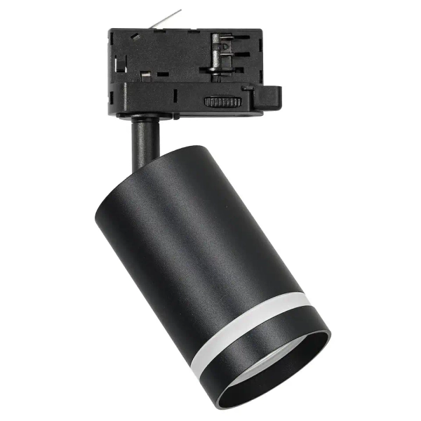 Sufitowa lampa do szyn 3-obwodowych Pipe ML2308 tubka czarny