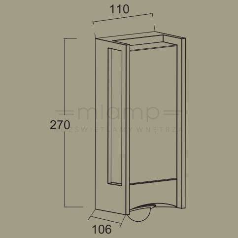 Zewnętrzna LAMPA elewacyjna QUBO 5193002118 Lutec kinkiet OPRAWA metalowa LED 13W 3000K z czujnikiem IP54 szara