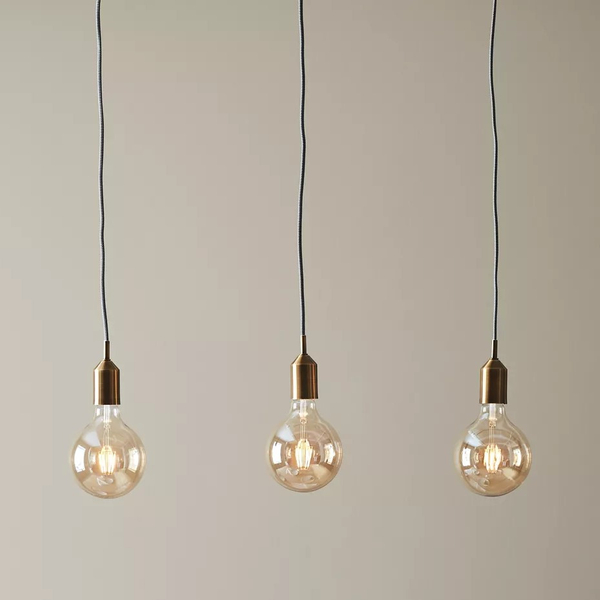 Wisząca lampa BRONX 108097 Markslojd metalowa loftowe oprawki mosiądz