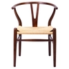 Jadalniane krzesło klasyczne Wishbone DC-541.DARK.BROWN ciemnobrązowe