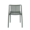 Ogrodowe krzesło STRIPS zielone KH1501100382 wys. 78 cm na taras