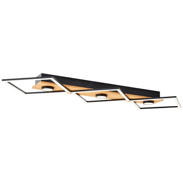 Sufitowa lampa ze ściemniaczem Woodbridge G99757/76 LED 50W 3000K czarna