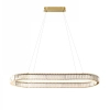 Lampa wisząca glamour 2-punktowy nad stół SPARK LED 71W 3000-6000K AZ6711 złoty aluminium
