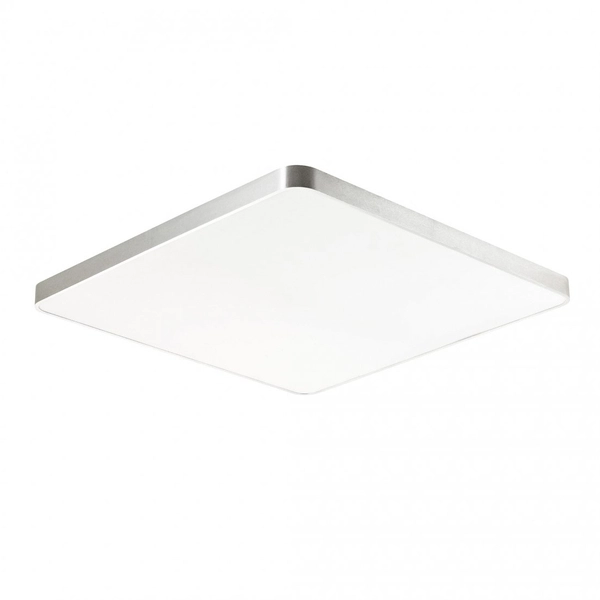 Srebrny plafon pokojowy Sierra LED 20W 4000K sufitowa lampa srebrna