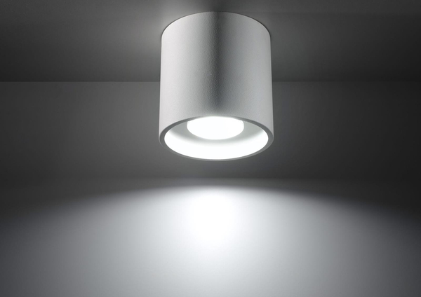 Downlight LAMPA sufitowa SL.0021 metalowa OPRAWA tuba biała