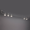 Nasufitowa lampa Mona 40990 Sigma do sypialni metalowa biała
