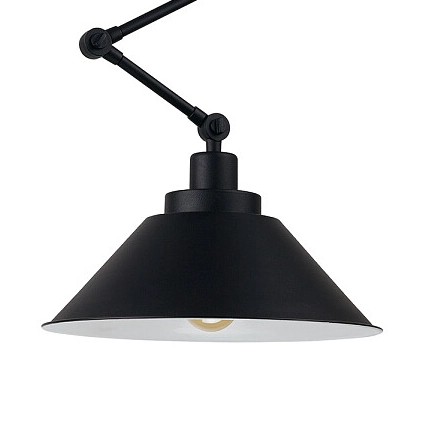 Kierunkowa lampa ścienna Pantograph 9126 metalowa do sypialni