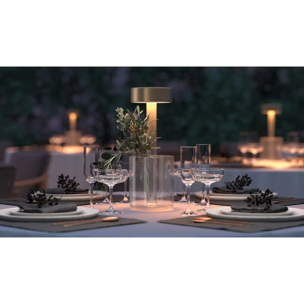 Stolikowa lampka AI Colaboration MOD229TL-L3G3K1 LED 3W 2200-4000K złota