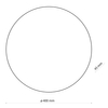 Lampa ścienna koło Luna 6014 TK Lighting okrągły metalowy czarny