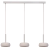 Podłużna wisząca lampa Otto 3 41403 regulowana kule beżowy