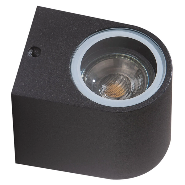 Czarny kinkiet na taras Rimini AZ4265 Azzardo IP54 lampa ścienna