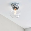Kulista lampa sufitowa Cheswick 96138 IP44 chrom przezroczysty