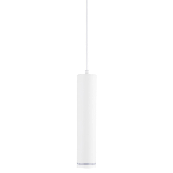 Zwisająca lampa nad wyspę Jet 4889 kuchenna sopel tubka biała