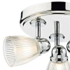 Łazienkowa sufitowa lampa Cedric CED7638 żebrowana IP44 chrom