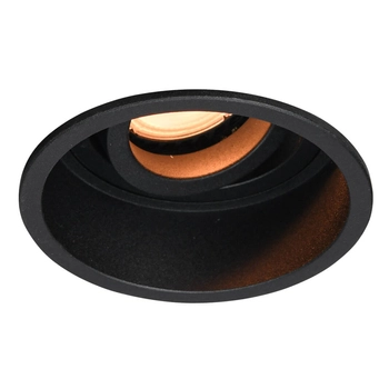 Wpuszczana lampa sufitowa Gralte DL-88290-GU-BK Italux oczko czarna