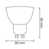 Ledowa żarówka 303264 Polux GU10 halogen 6W 500lm 230V biała ciepła