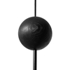 Lampa wisząca okrągła Oio OIA132P0 nad wyspę czarna biała mosiądz