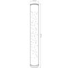 Lampa podłogowa z pilotem Stella 325341 Polux RGB słupek biała