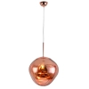 Wisząca lampa nad stół Glam MP-1239-380 Step do jadalni kula miedziana