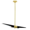 Lampa wisząca APOLLO MD21419-2M.BLACK.GD czarna złota