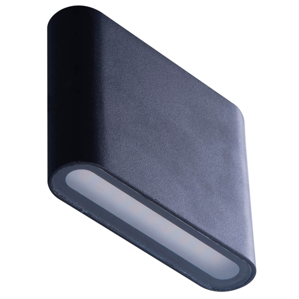 Lampa na elewację Cremona AZ4339 LED 6W 3000K IP54 kostka czarna