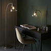Podłogowa lampa salonowa L&-197591 Light& regulowana nikiel