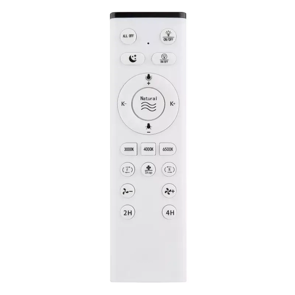 Sufitowa lampa wentylator BLIZZAK 3653 LED 45W 3000-6500K czarny biały